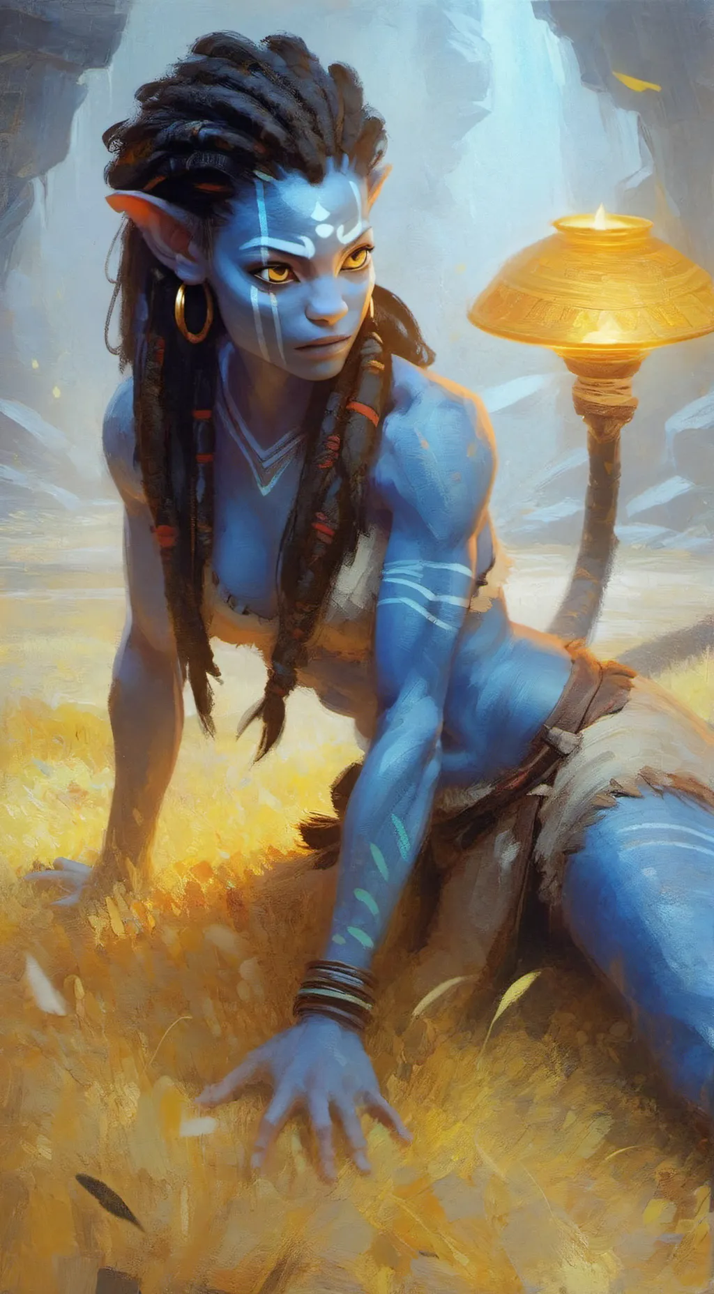 ai character: Neytiri-AXD1270011 background
