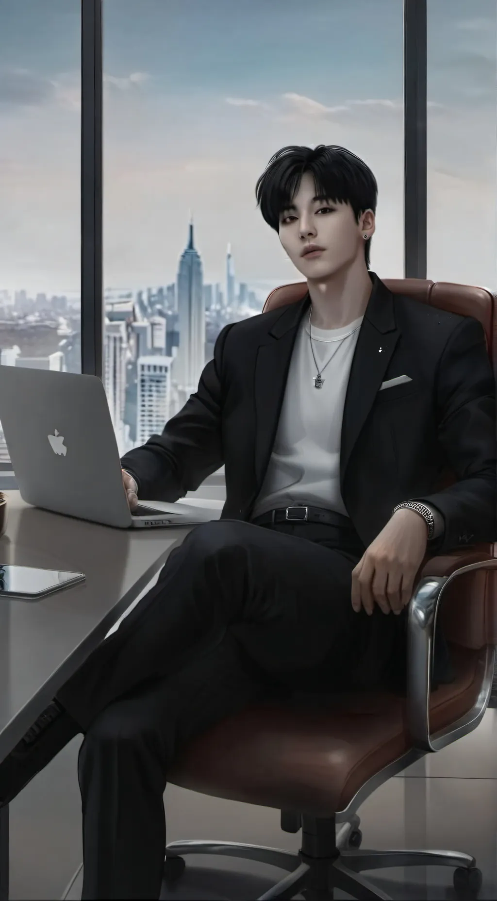 ai character: Jeon Jungkook(CEO) background