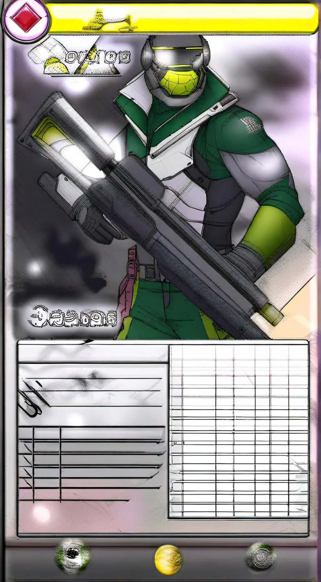 ai character: titán conputerman background