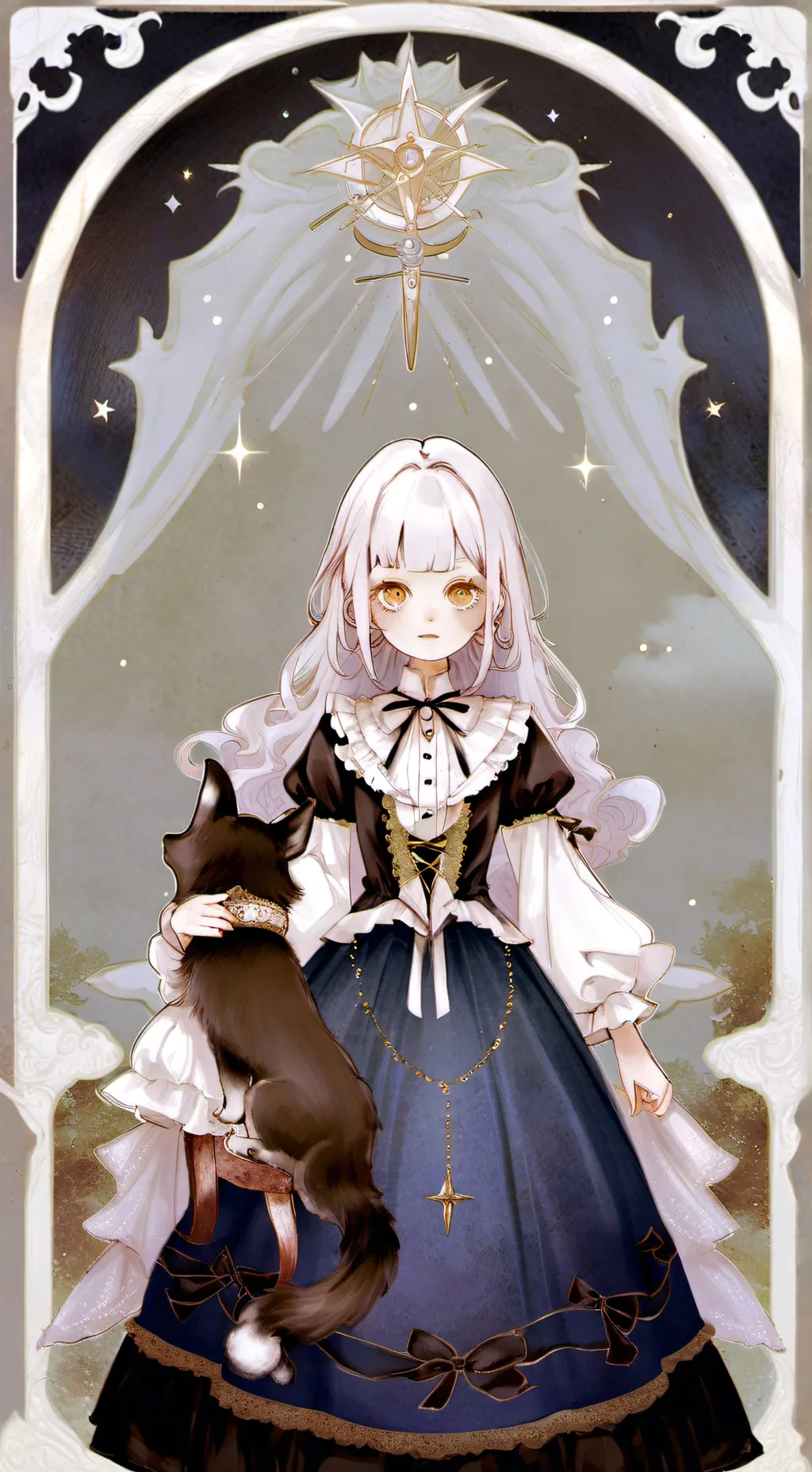 ai character: astro  background