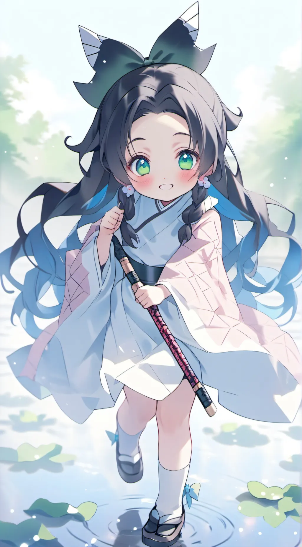 ai character: démon slayer 🥰☺️ background