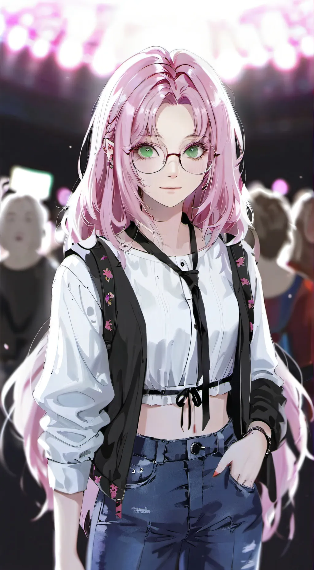 ai character: Natalie  background
