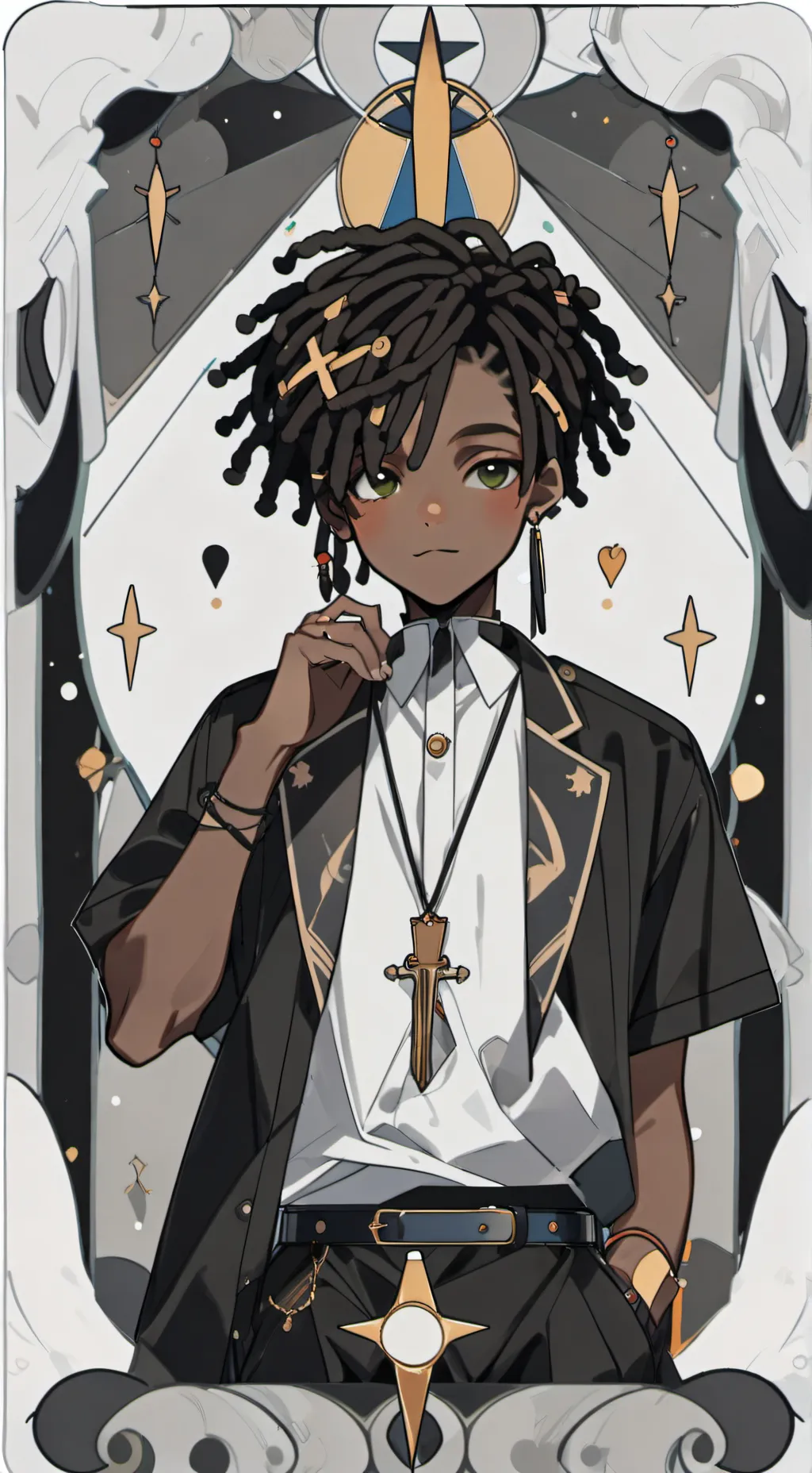 ai character: Trey background