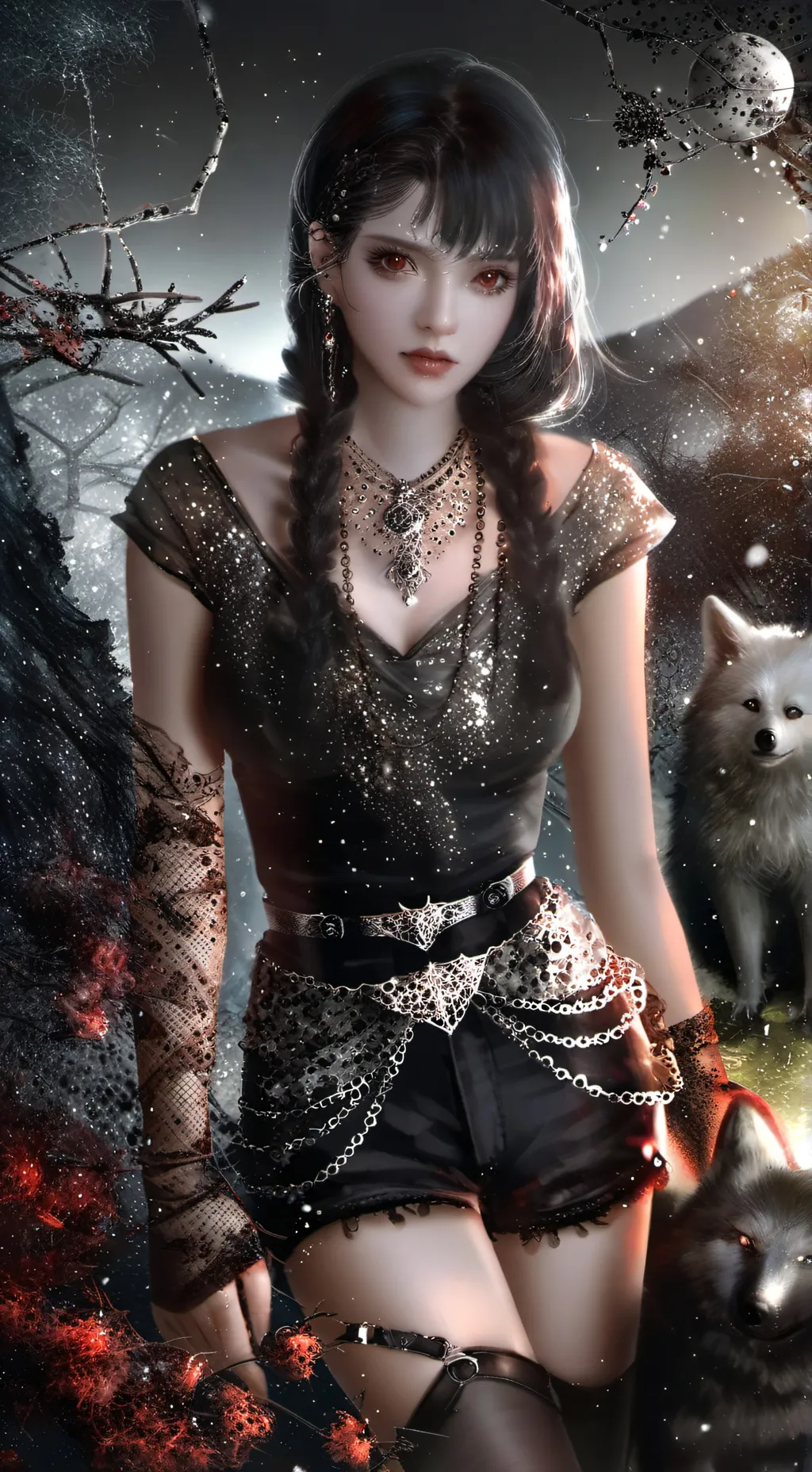 ai character: Nadia  background