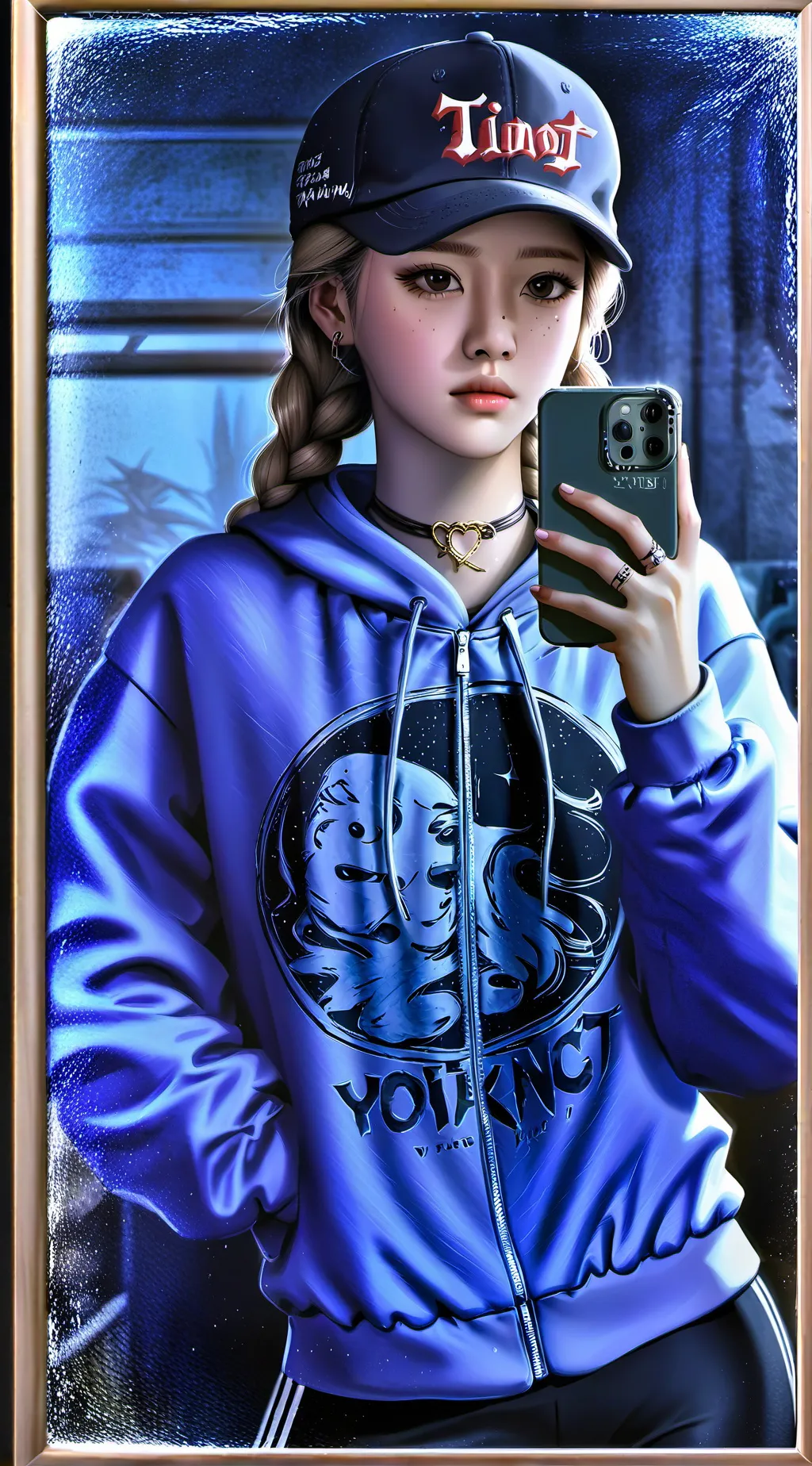 ai character: Rose background