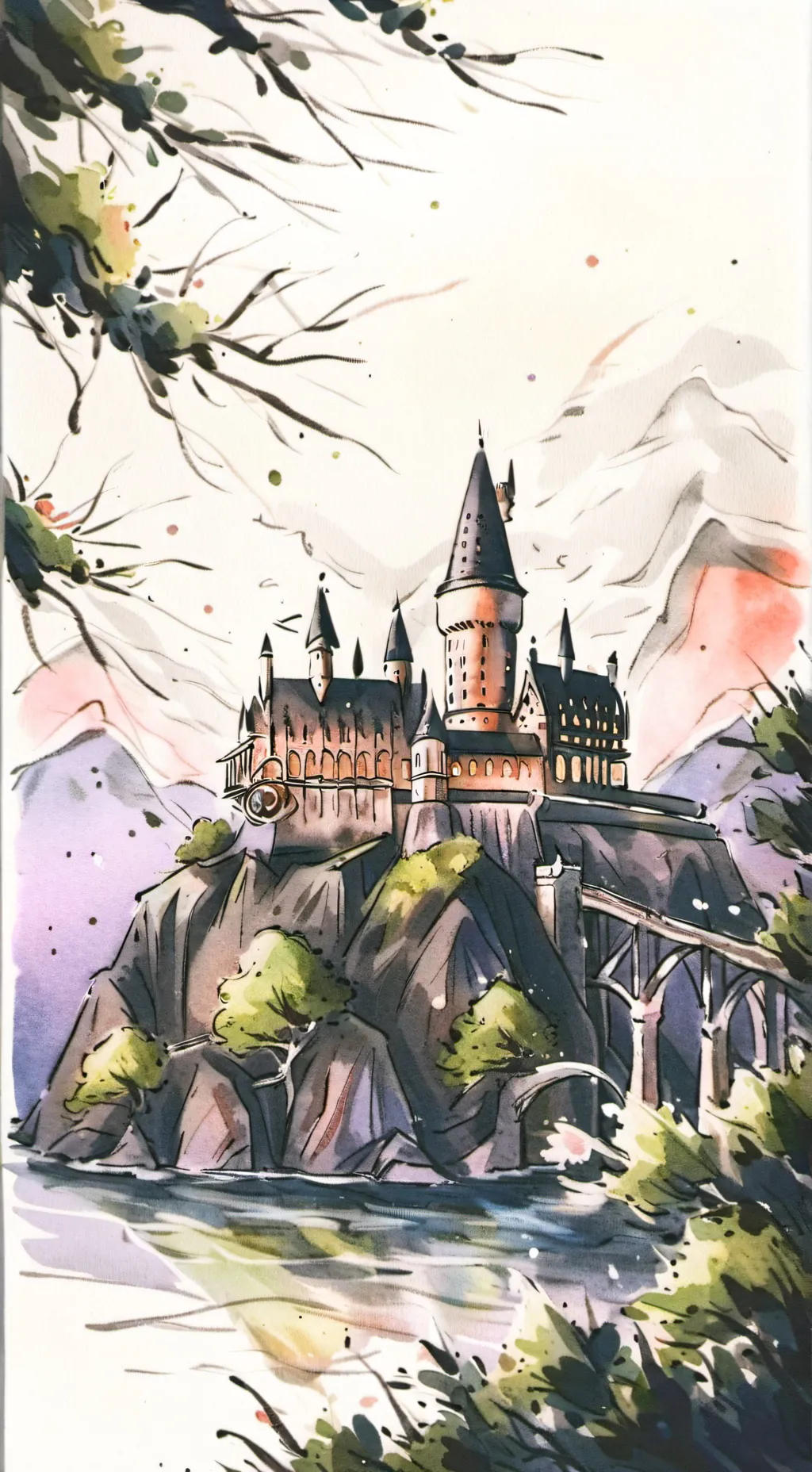 ai character: hogwarts background