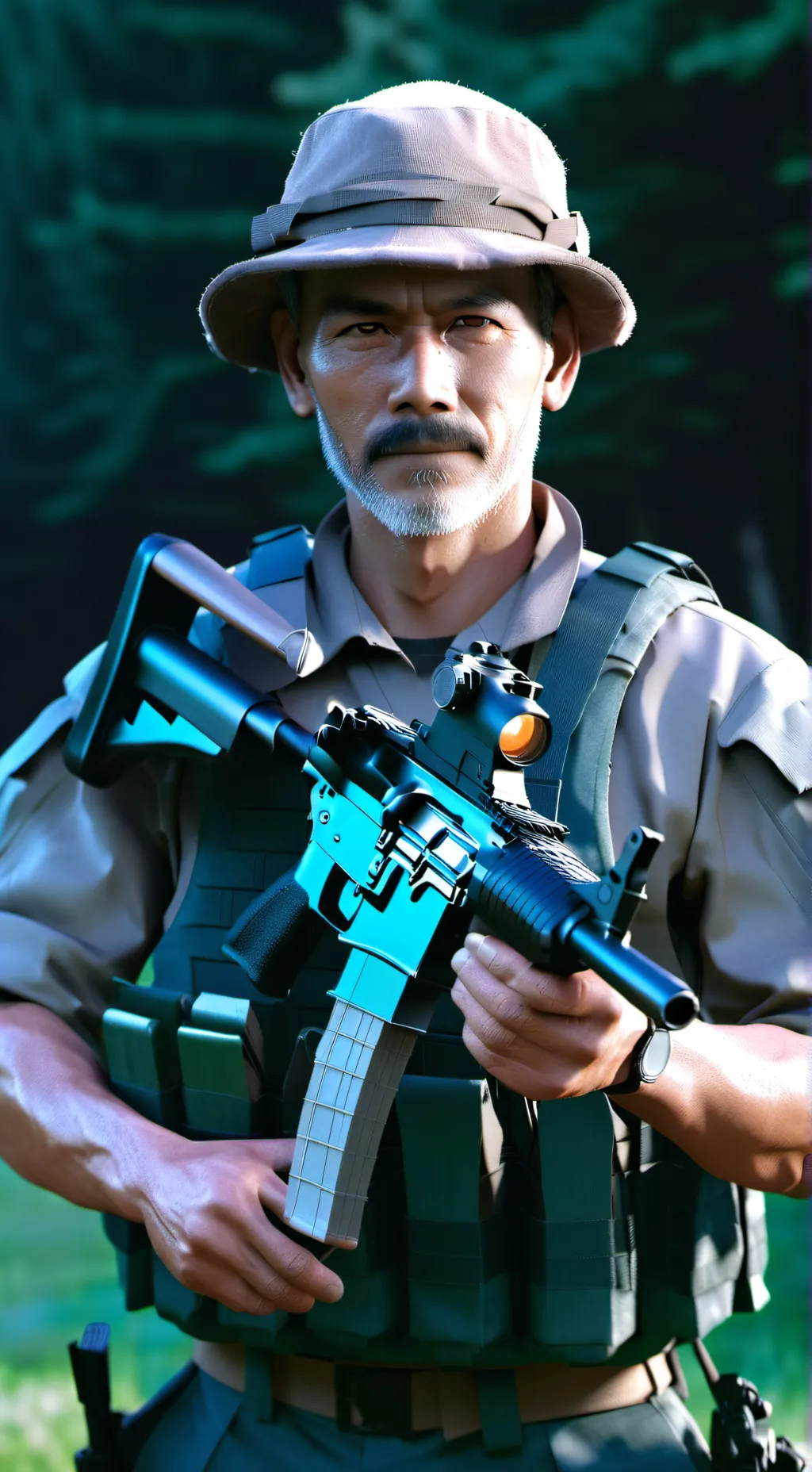 ai character: Bounty Hunter background