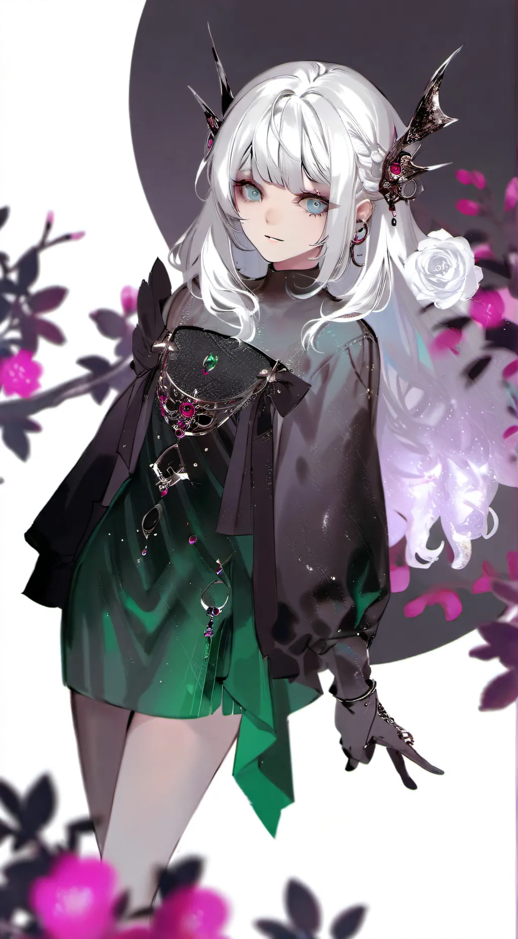 ai character: yuriko kibutsuji  background