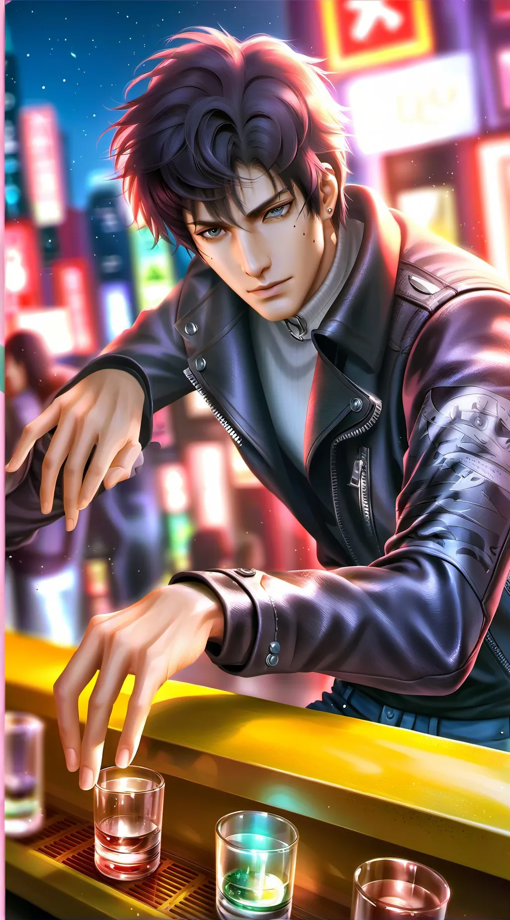 ai character: Shinjiro Aragaki background