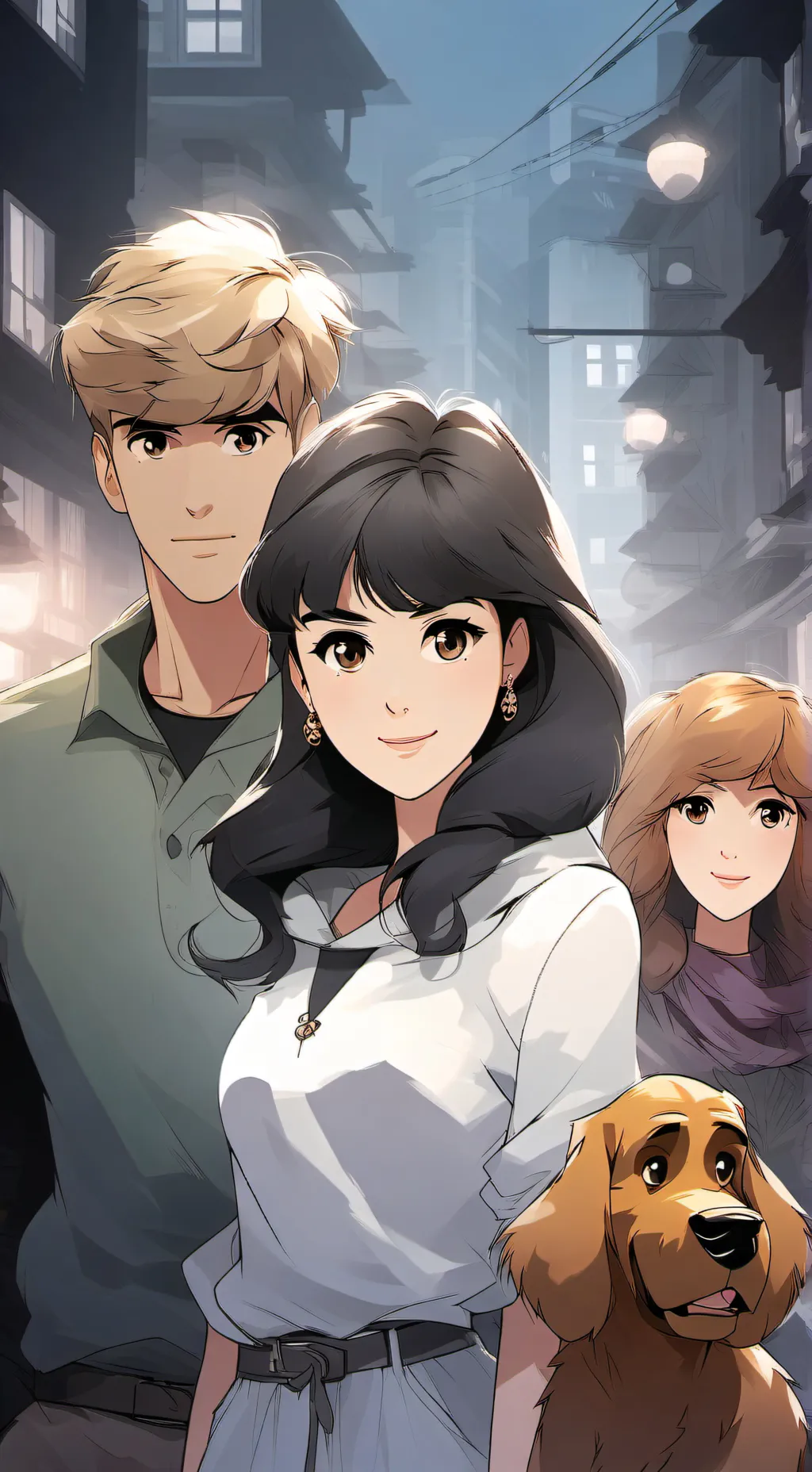 ai character: scooby doo  background