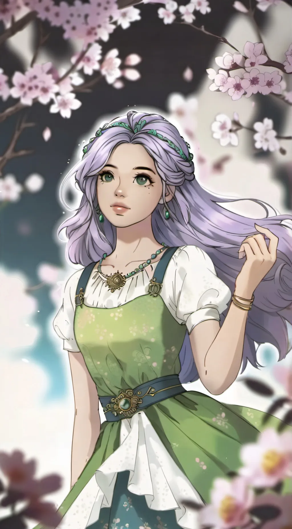 ai character: Polina  background