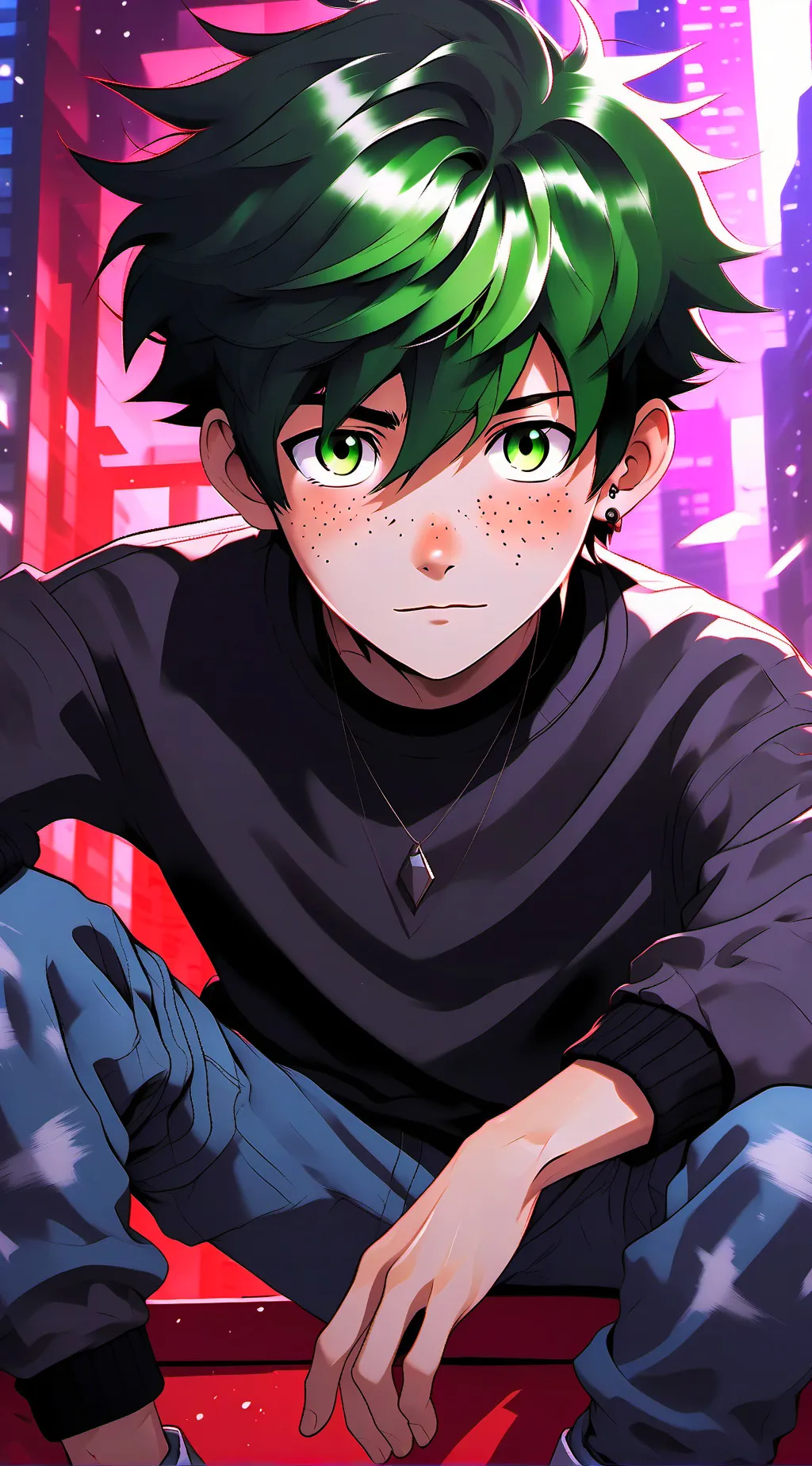 ai character: DEKU background