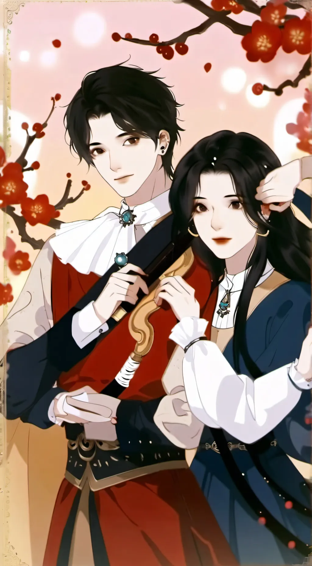 ai character: Yuri e Yumi  background