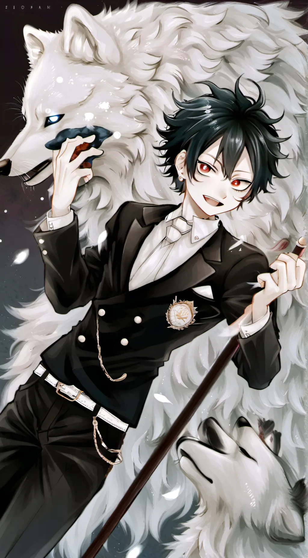 ai character: Deku background