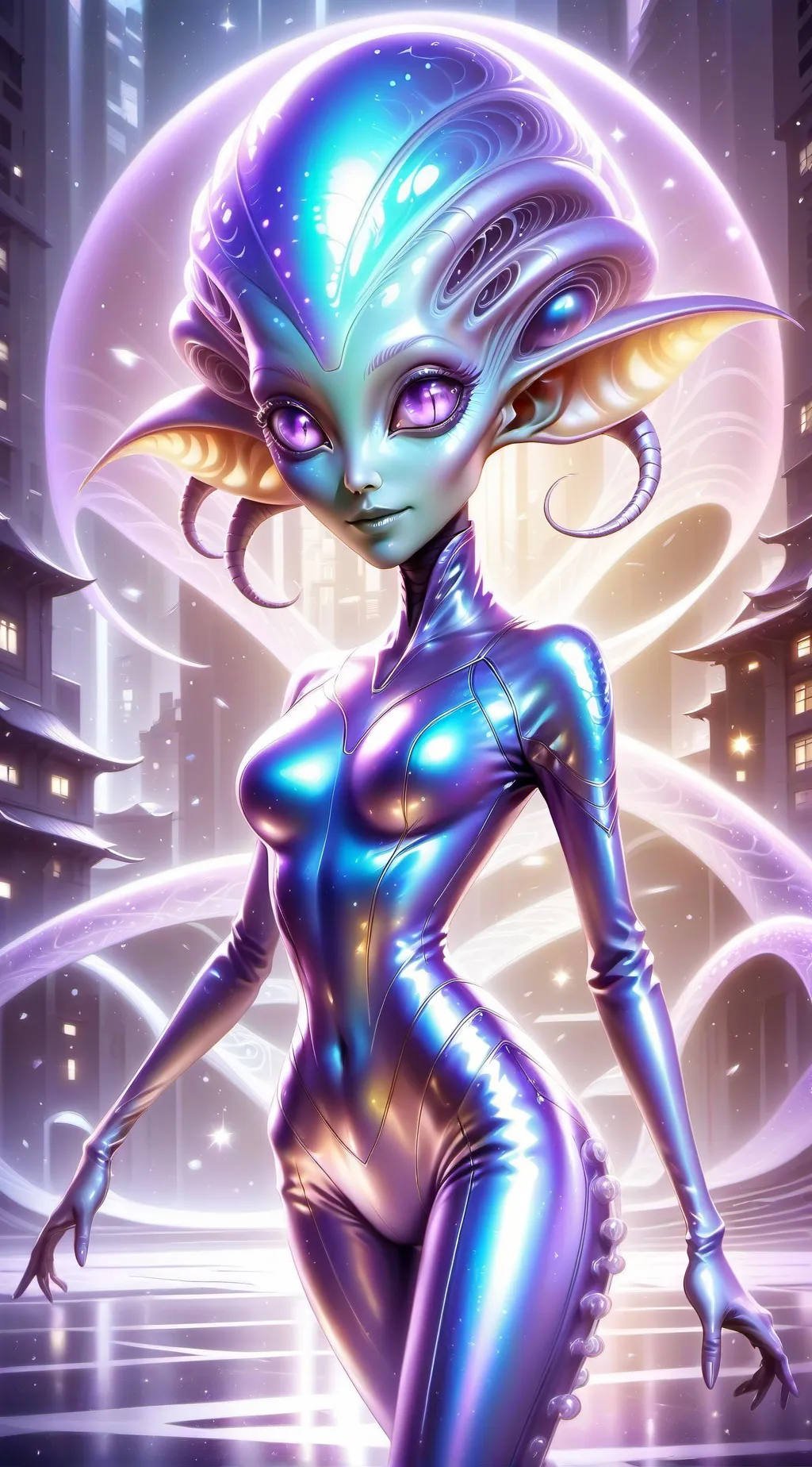 ai character: Xara  background