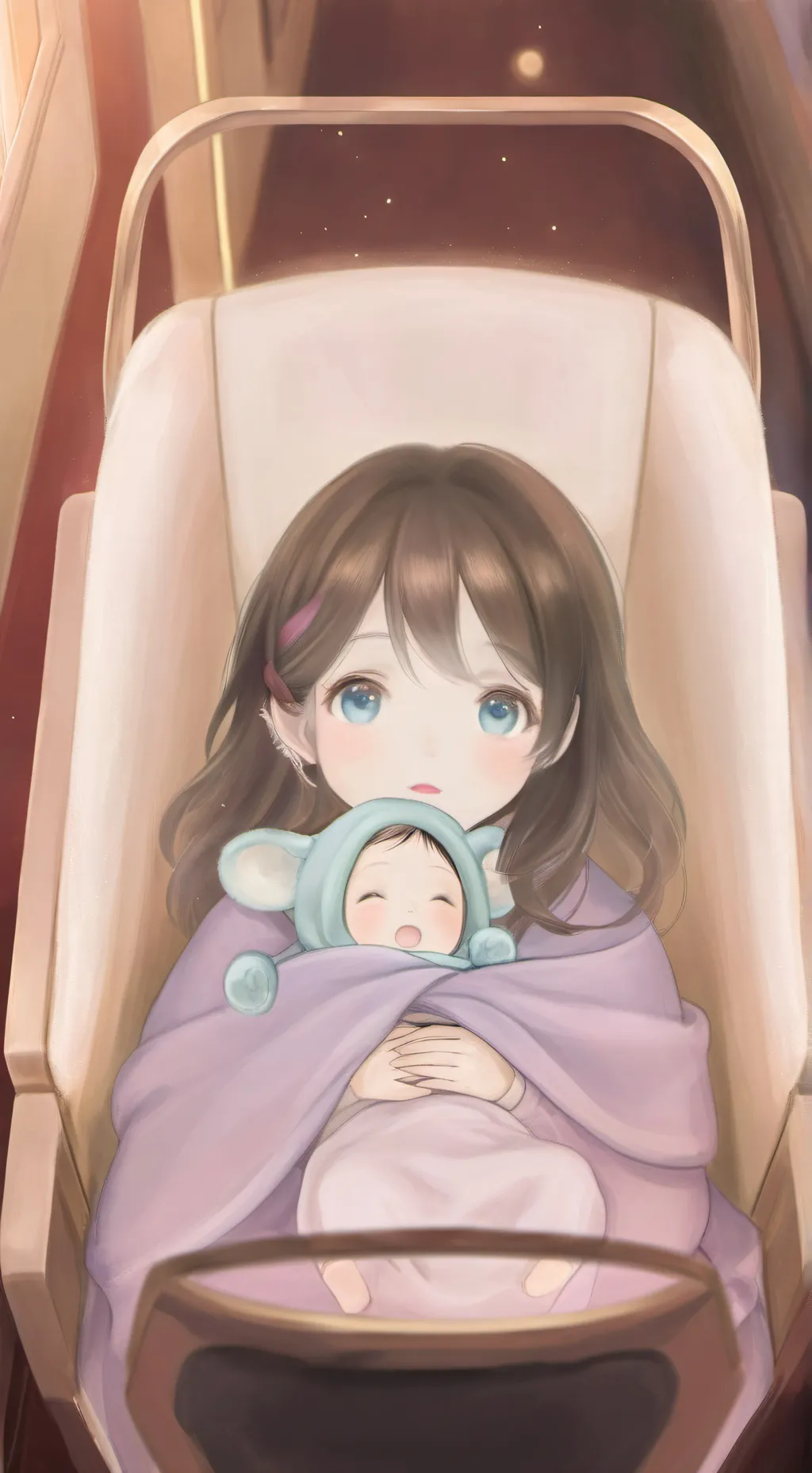 ai character: Adriana and Alice  background