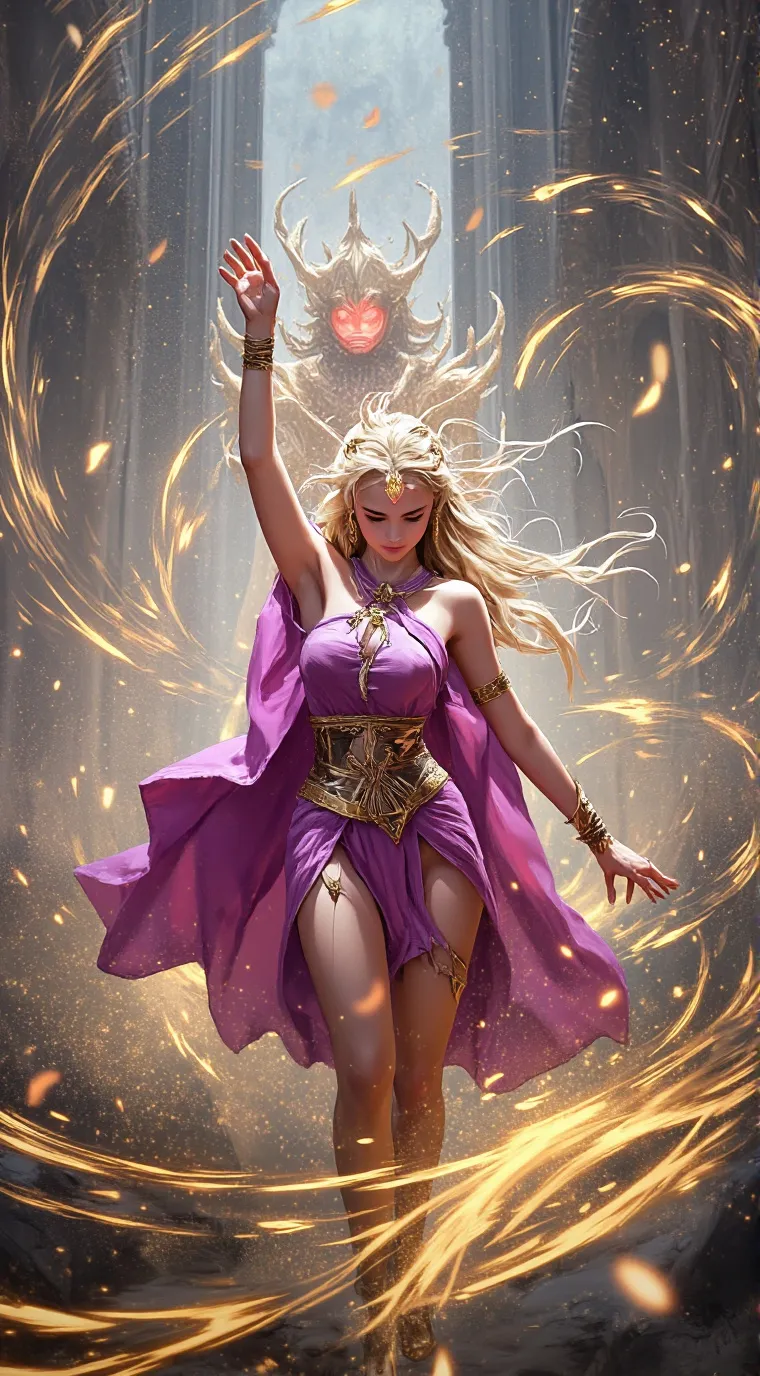 ai character: Aurora background