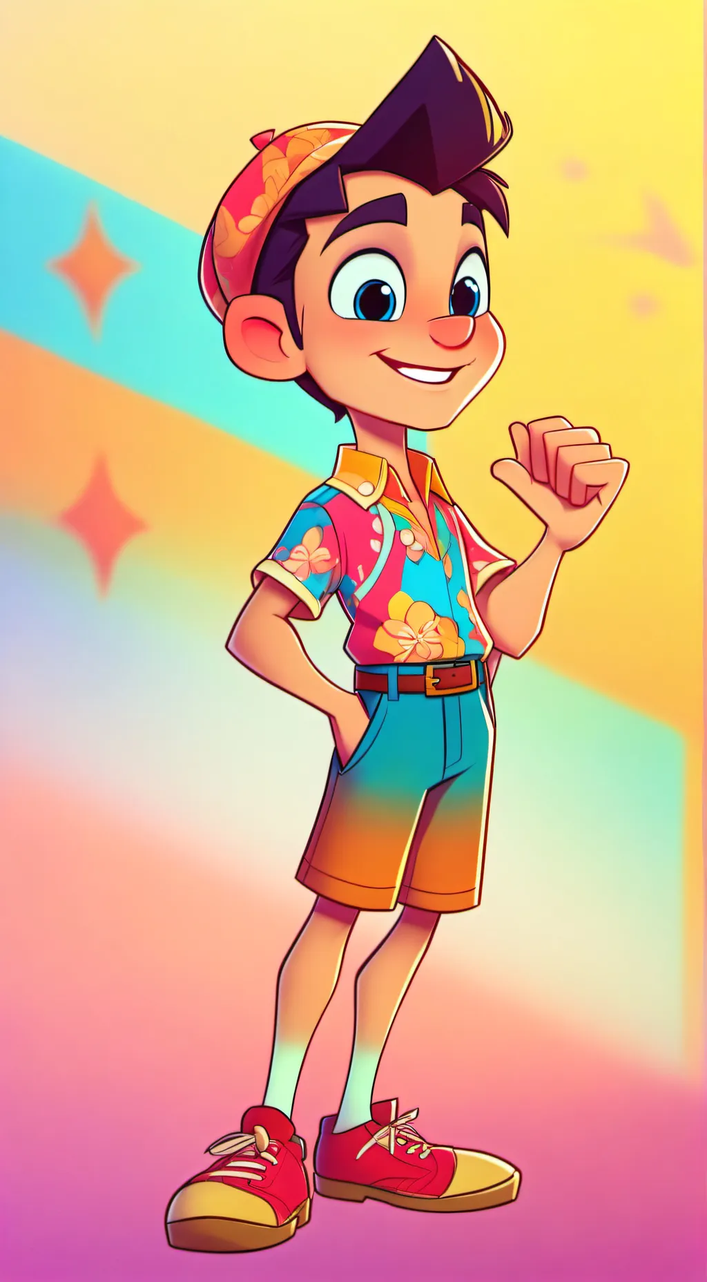 ai character: kayden background