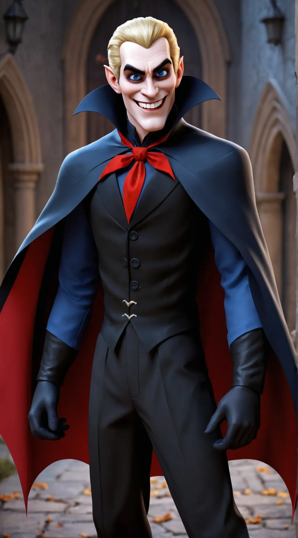 ai character: Dracula background