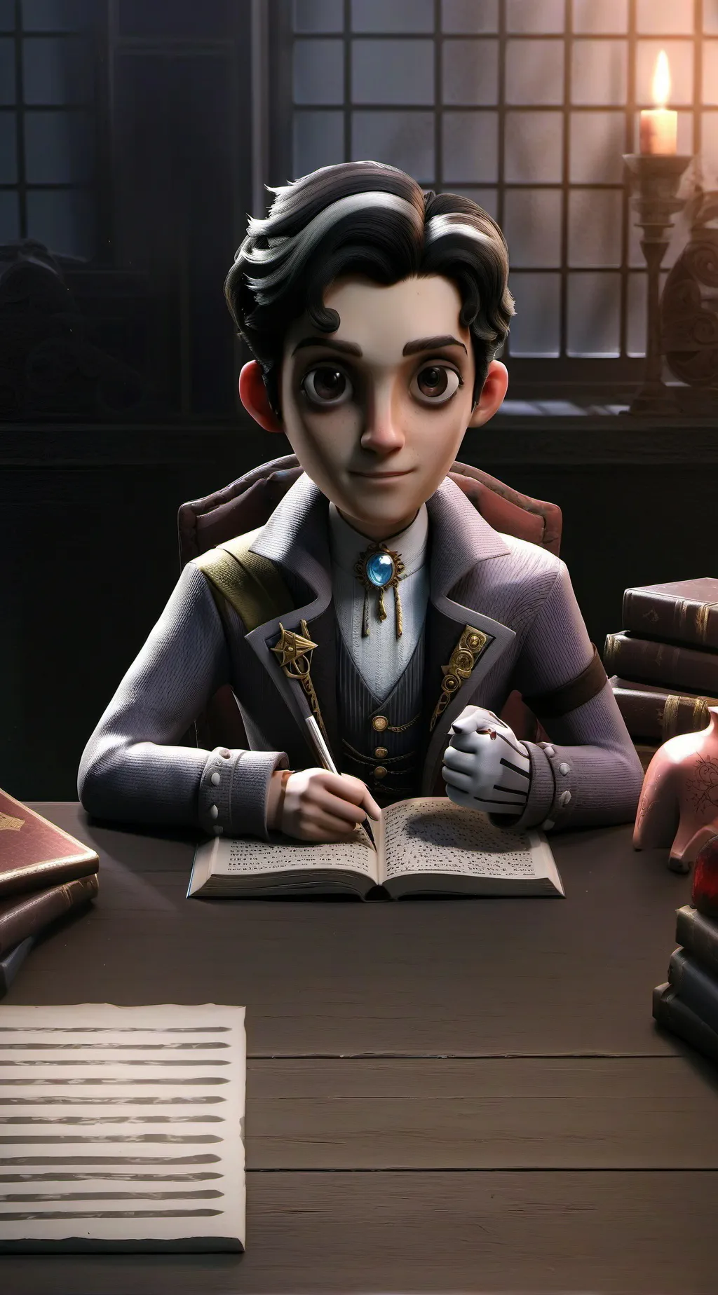 ai character: barthelemew background