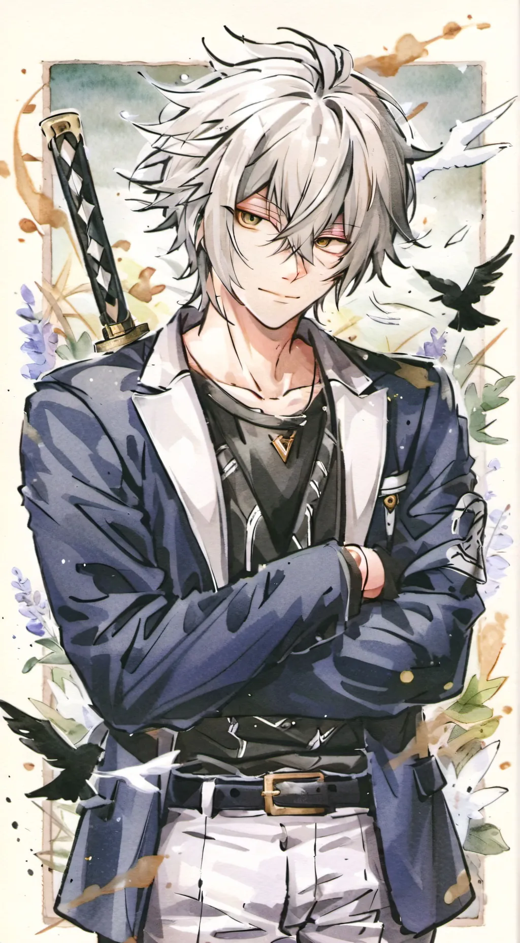 ai character: Alexander Horigy  background