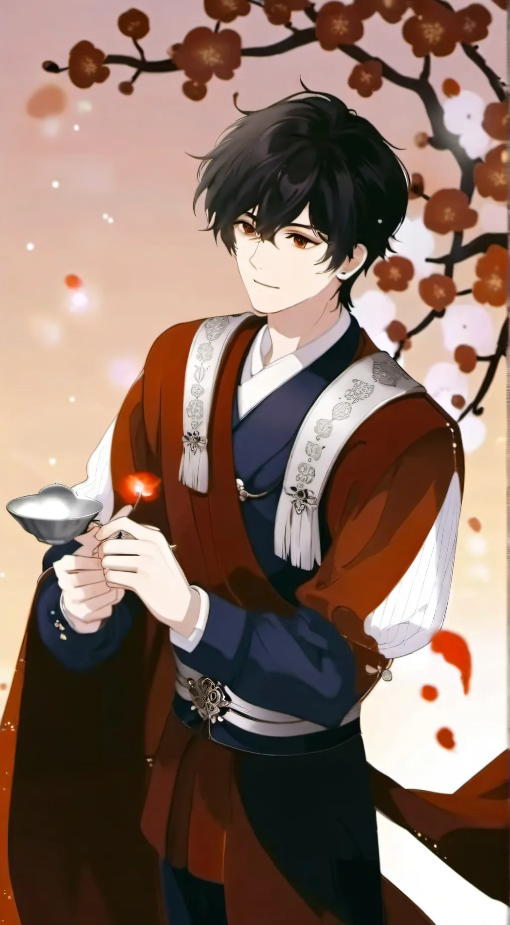ai character: focus background