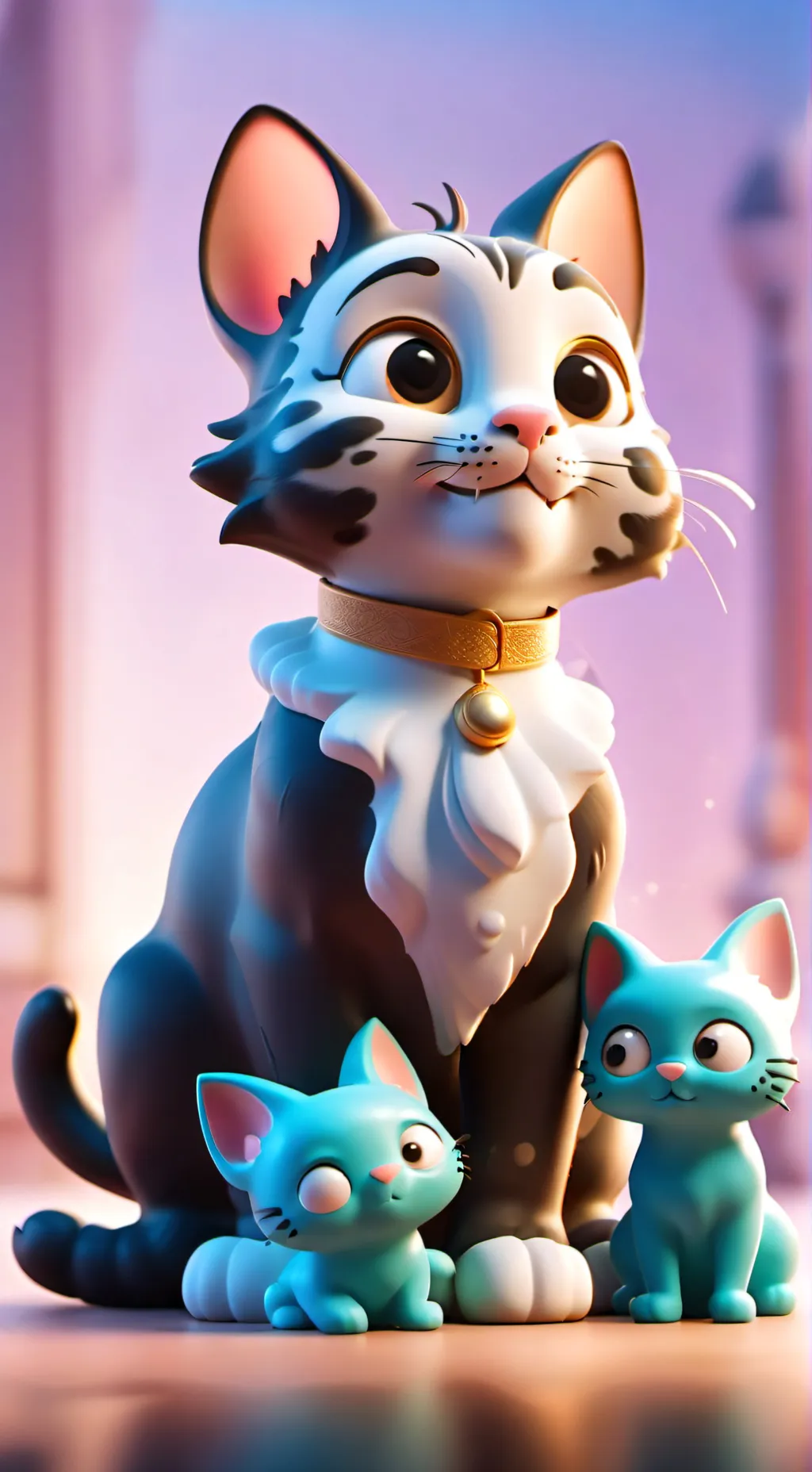 ai character: putty kitty background