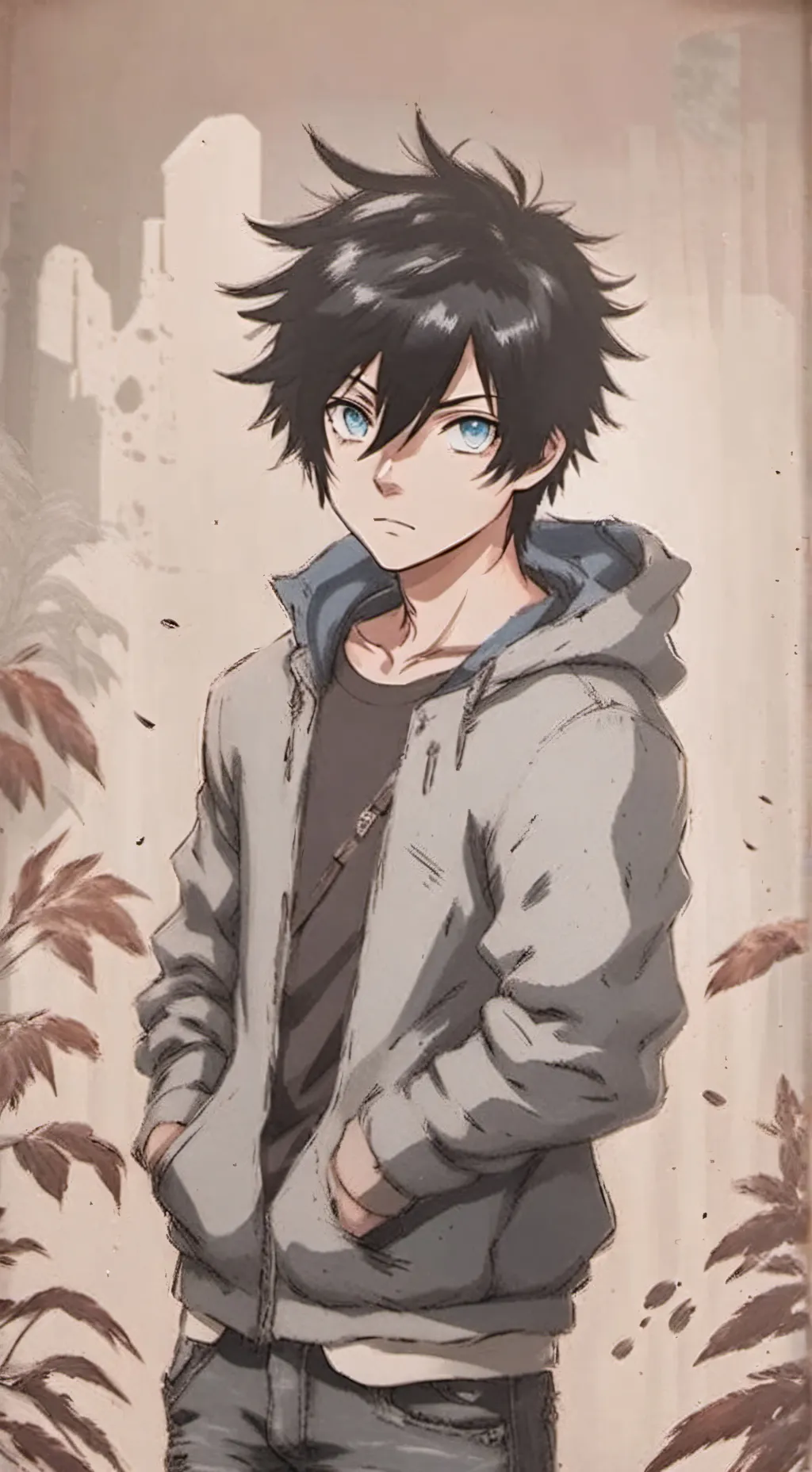 ai character: •~°sora°~• background