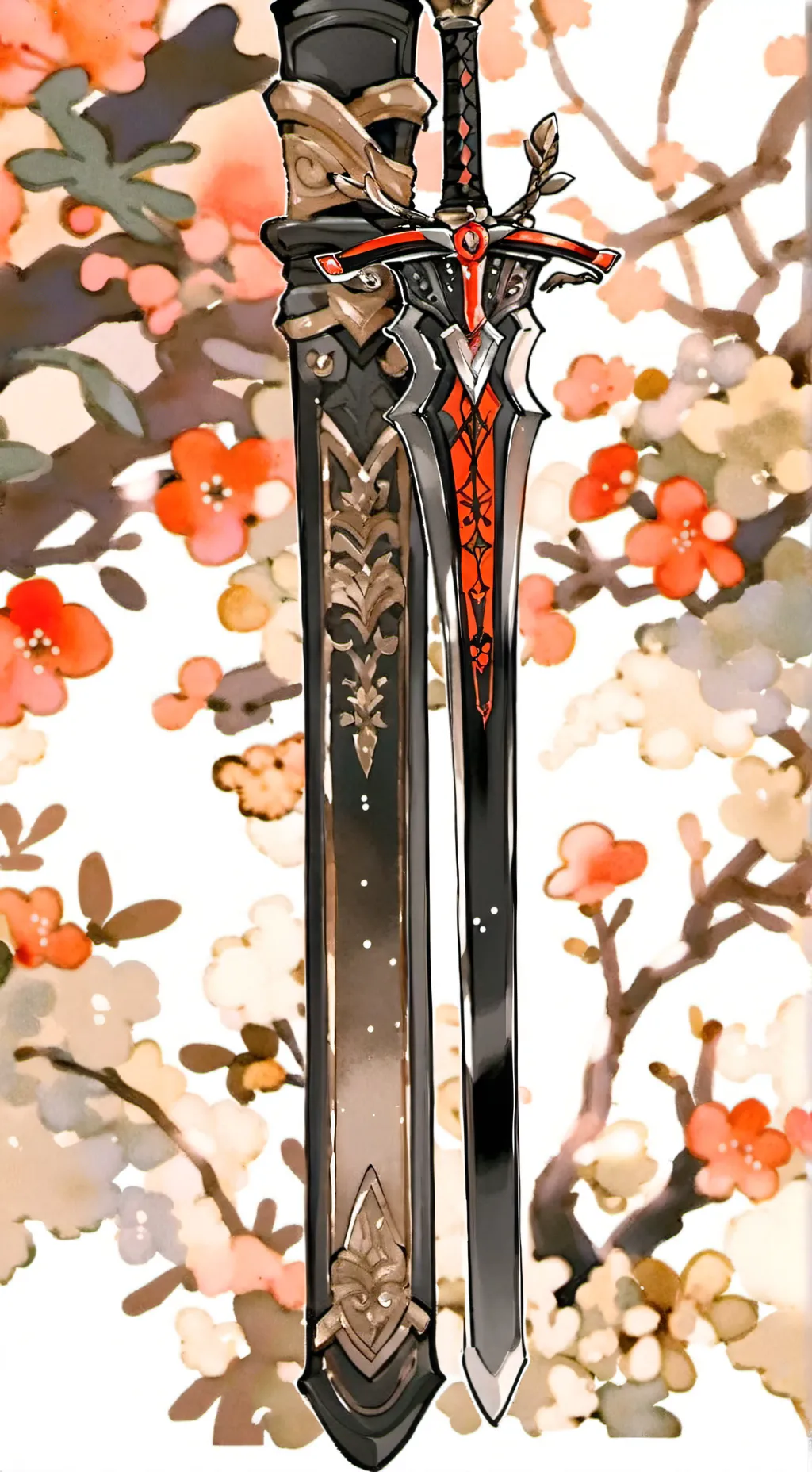 ai character: chossen one sword background