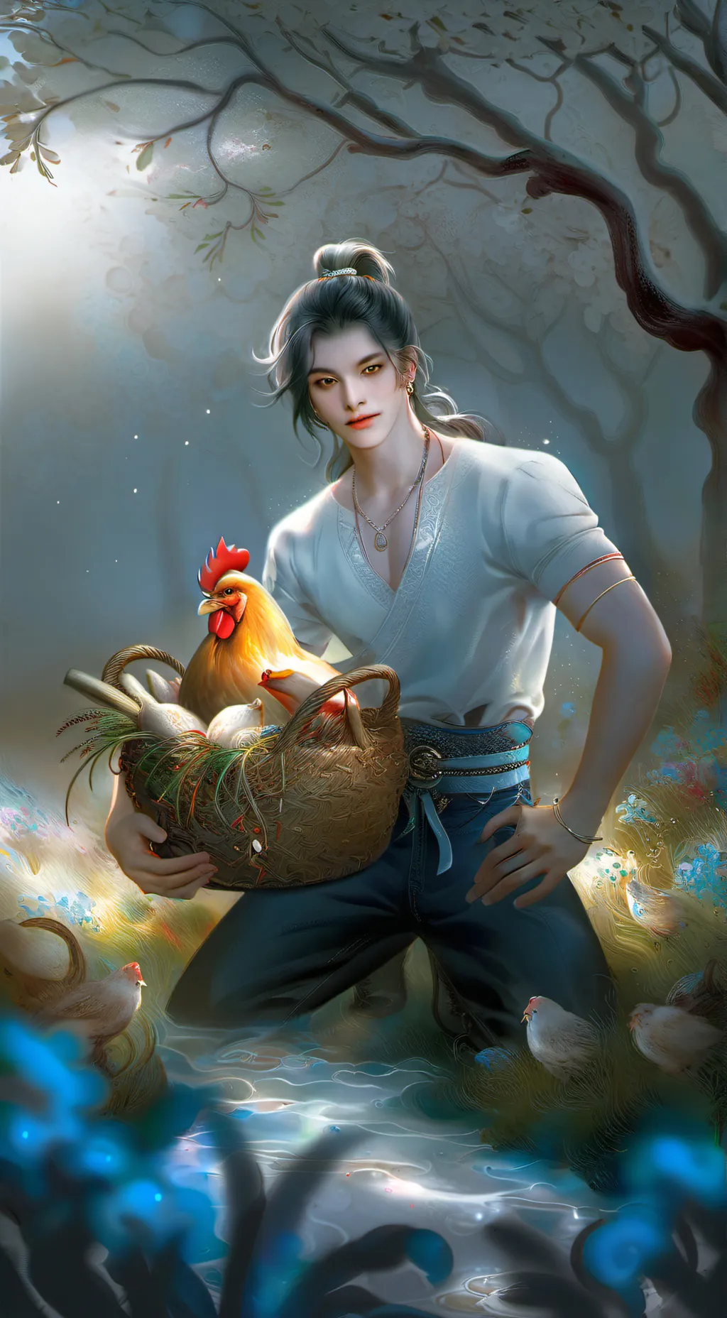 ai character: steve background