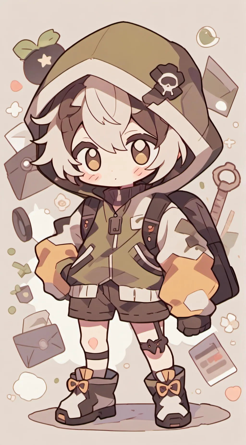 ai character: Family💻🖥️ background