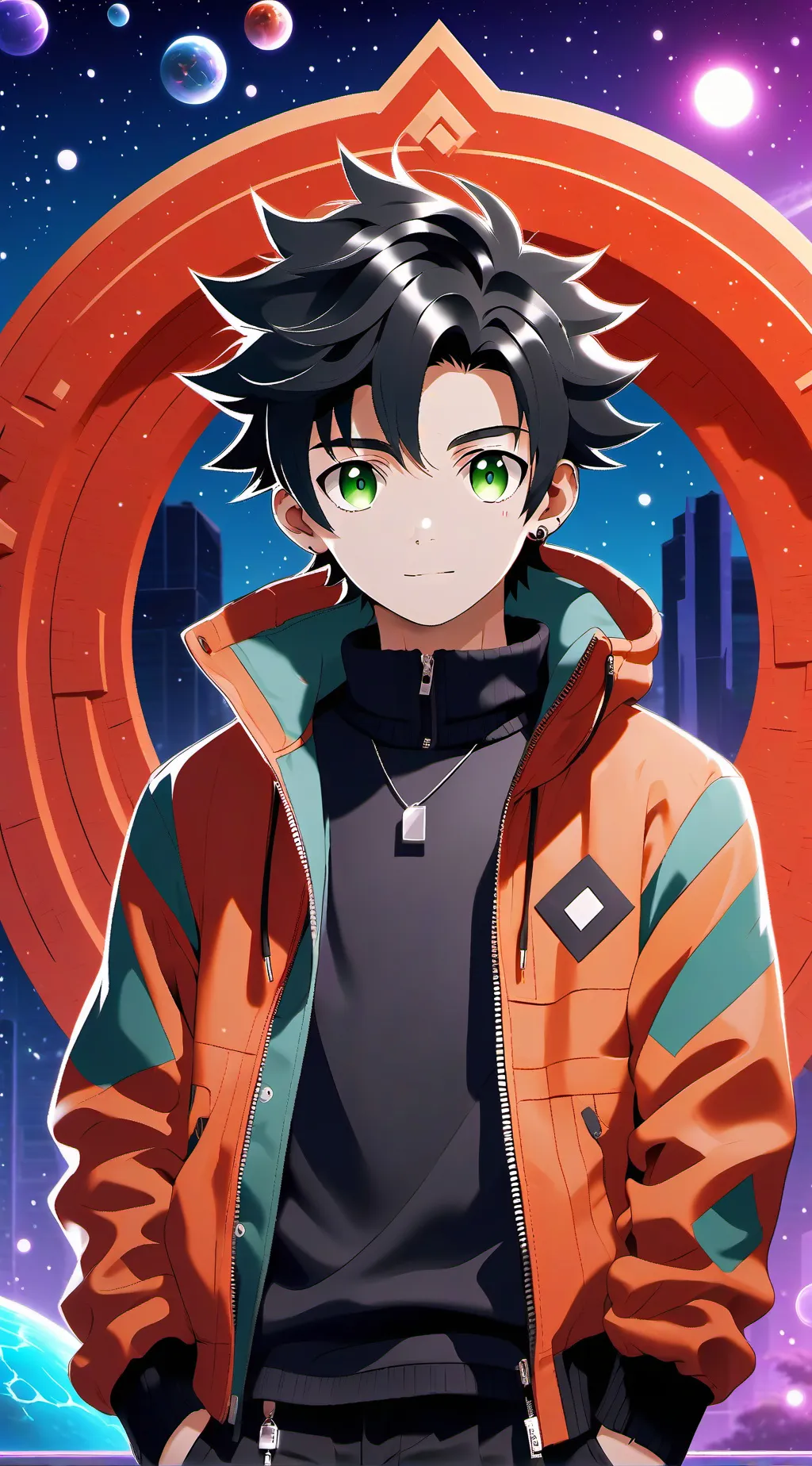 ai character: Maxi  background