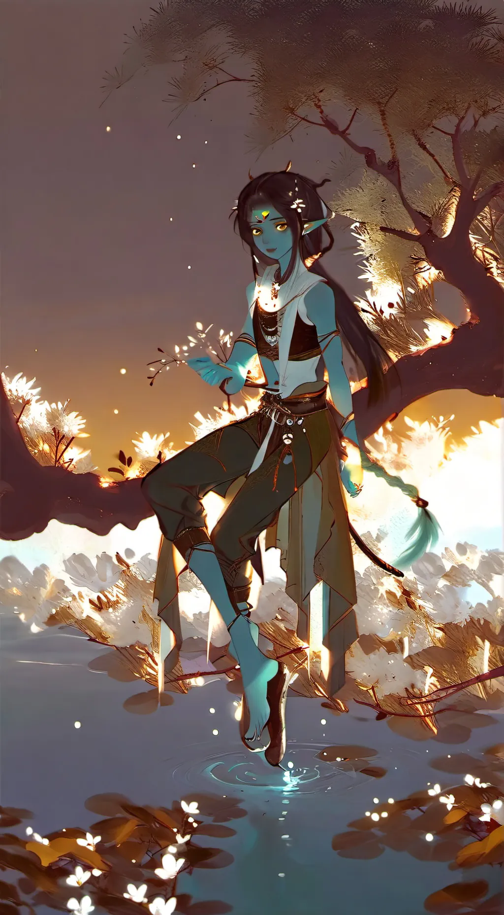ai character: TWOW X OTP background