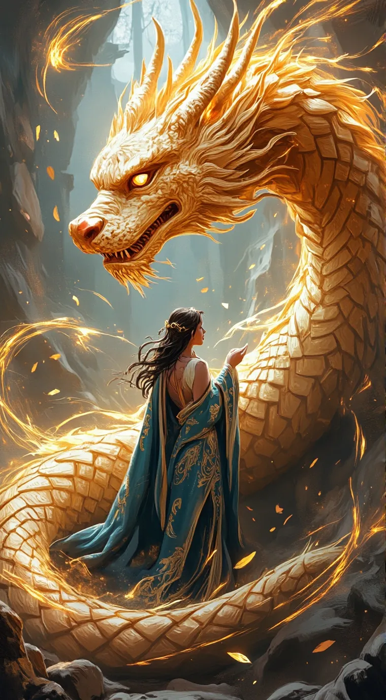 ai character: Huáng Lóng Shén background