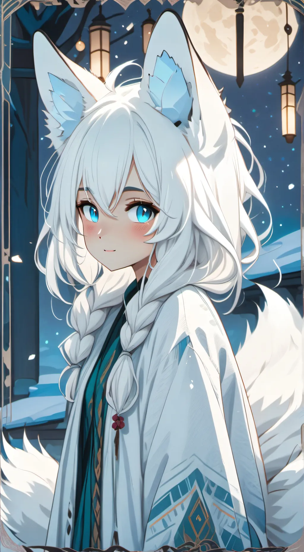 ai character: Snowy Seraphim background