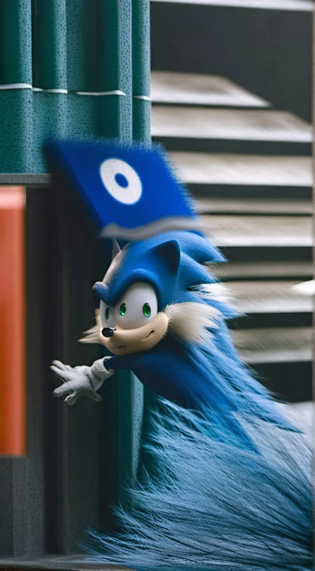 ai character: Sonic Hecho  background