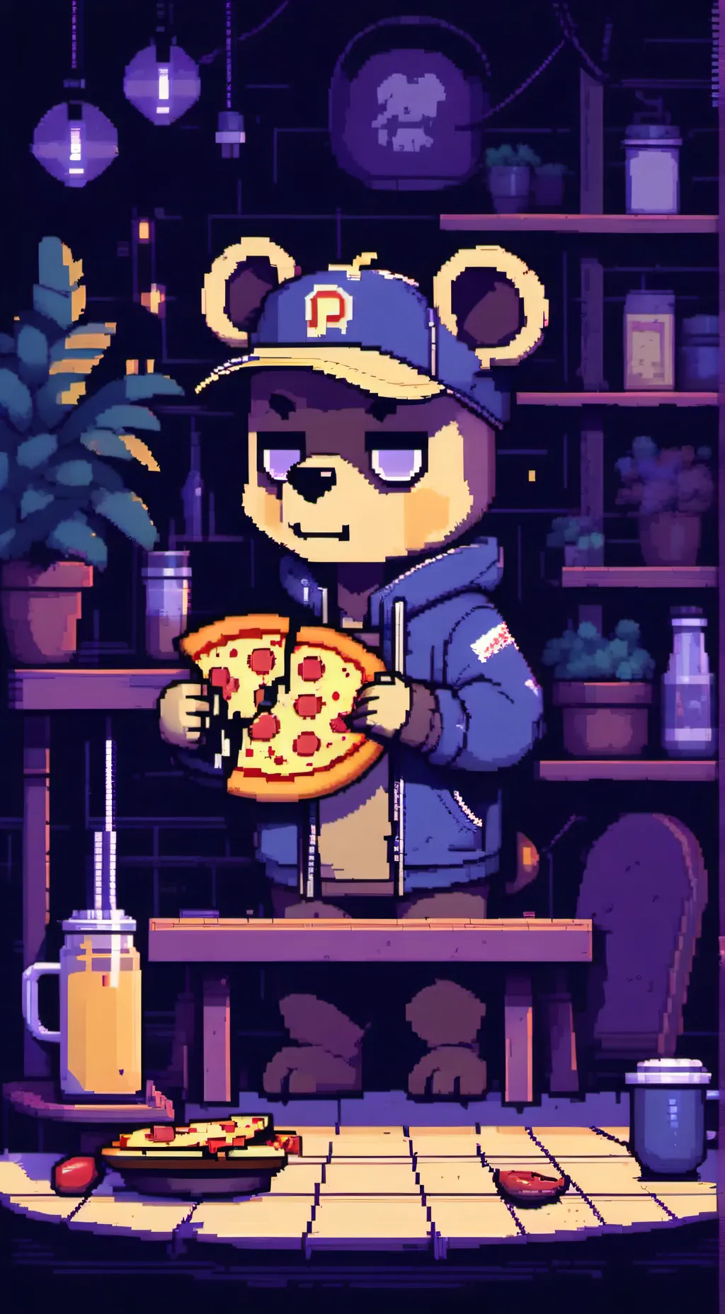 ai character: Fnaf background
