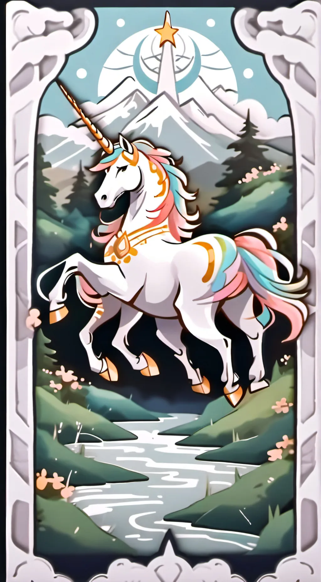 ai character: Unicorn Clans background