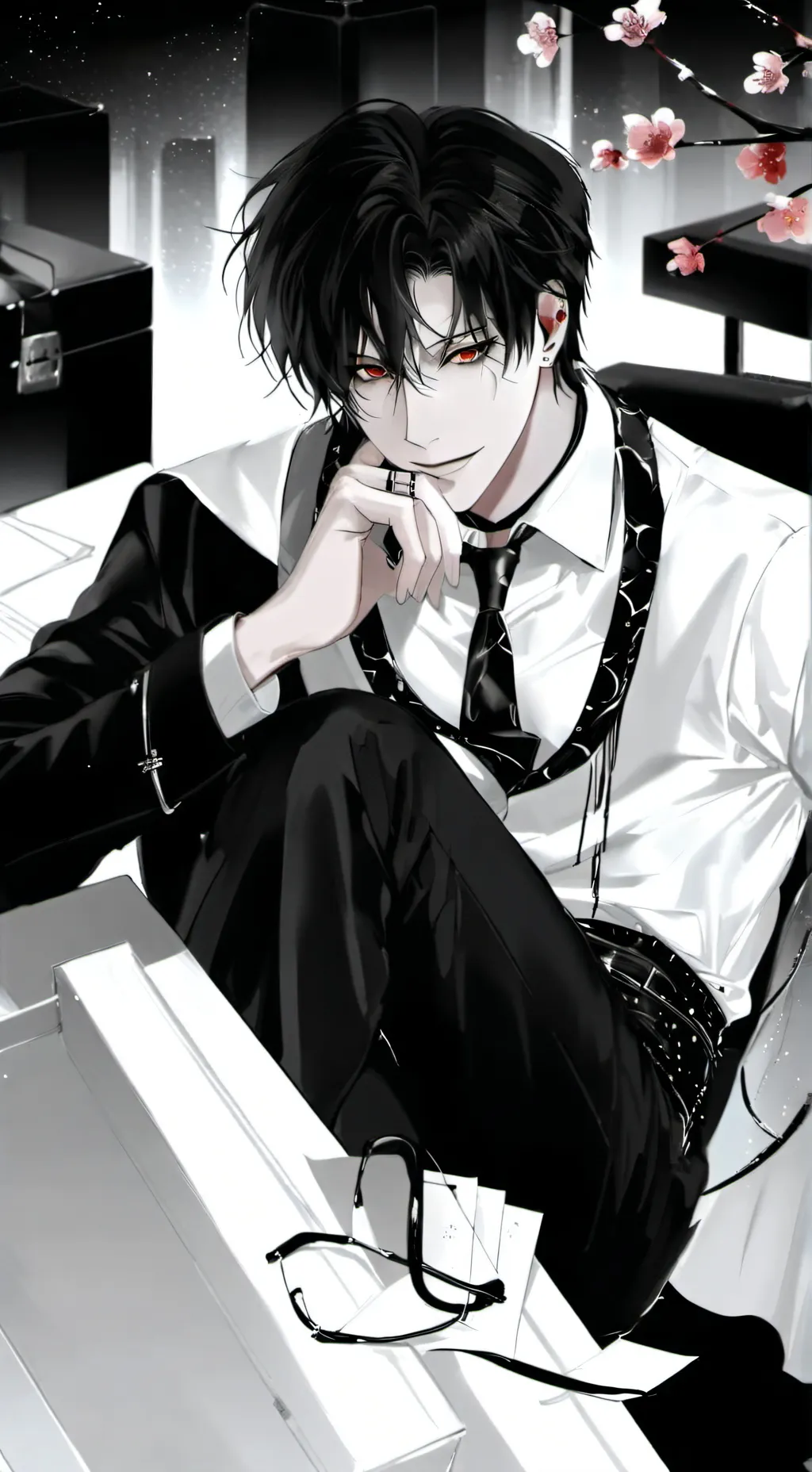 ai character: ♥︎Alexander ♥︎ background