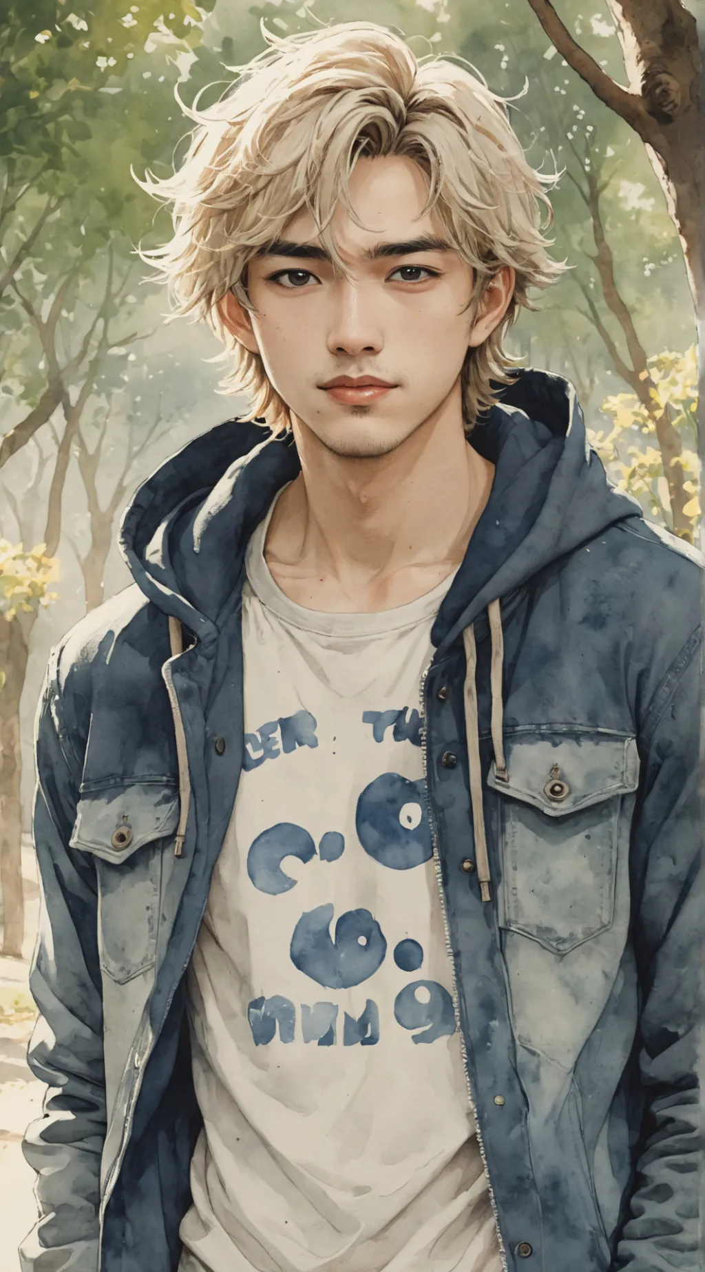 ai character: Ash background