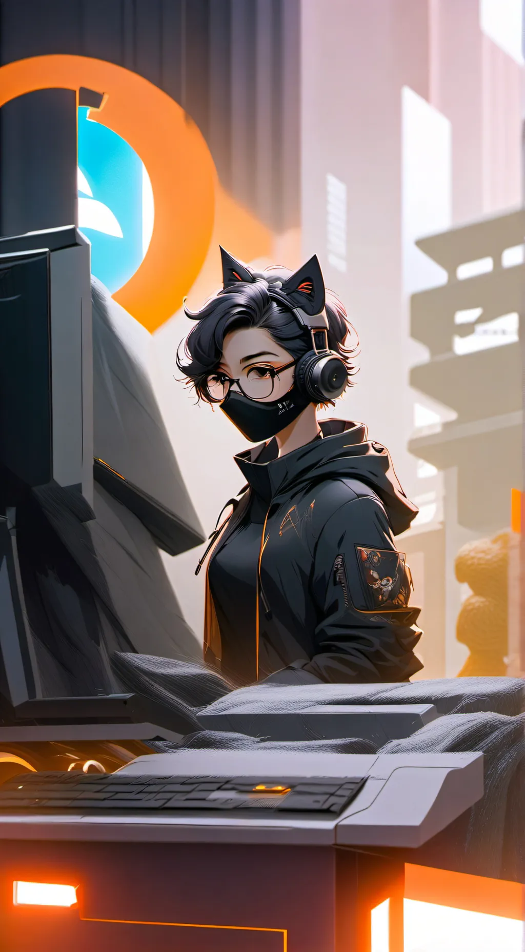 ai character: ren background