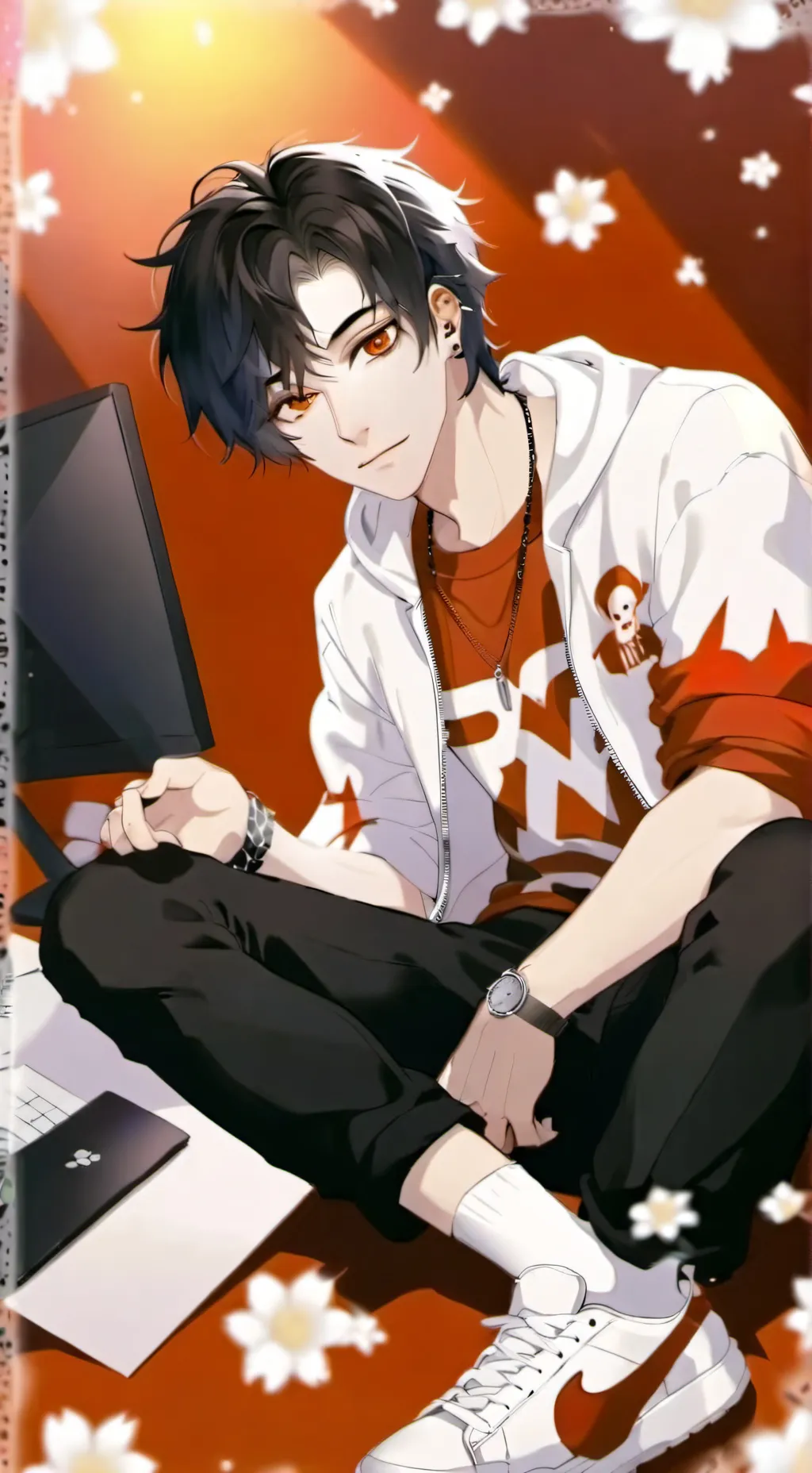 ai character: ×•-:Blake:-•× background