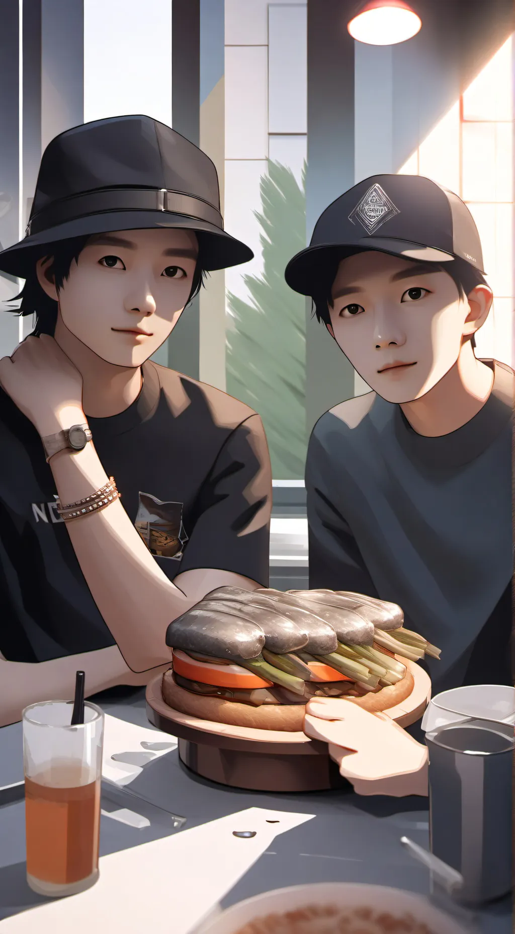 ai character: Leo und max background