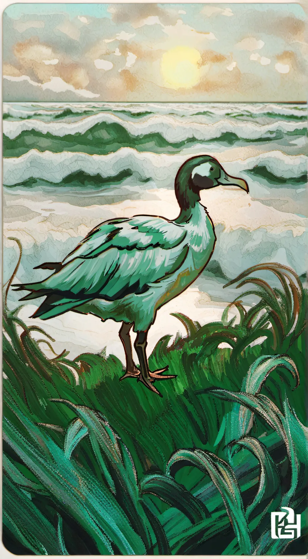 ai character: 🦤dodo🦤 background
