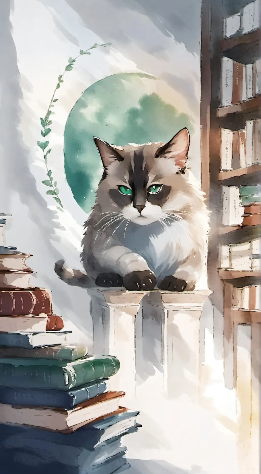 ai character: The street cats background