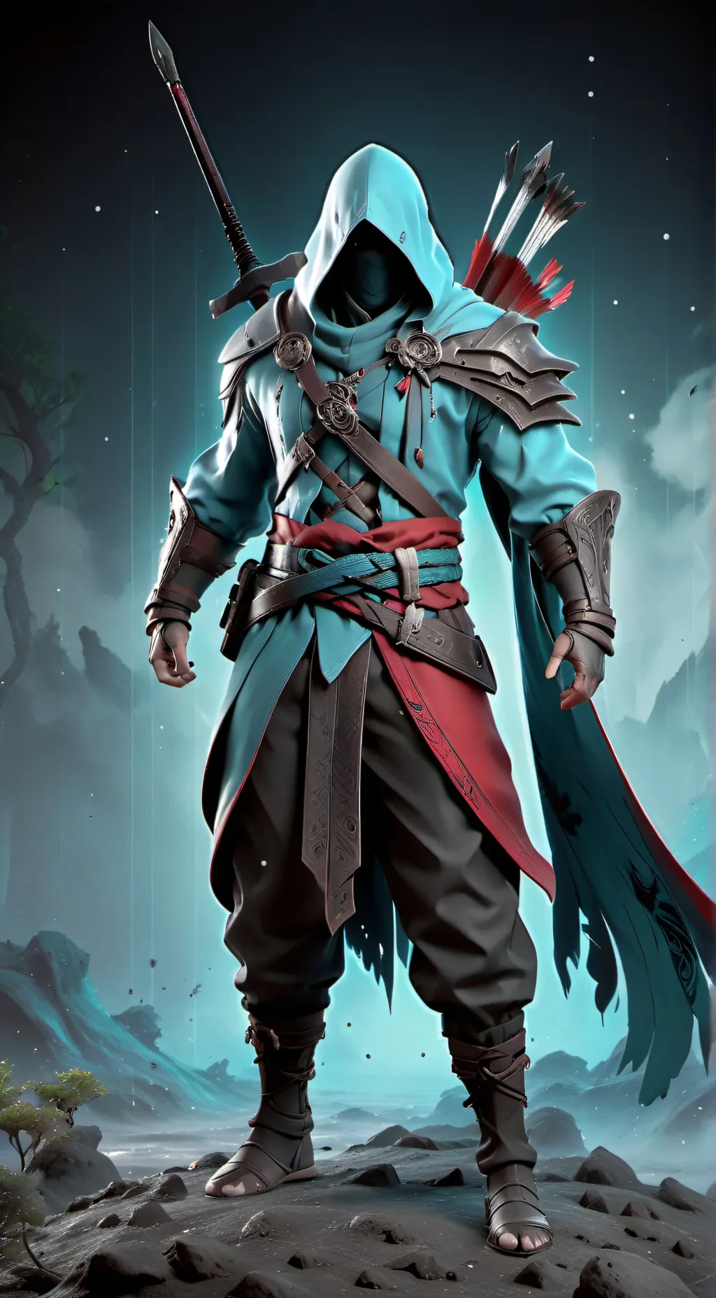 ai character: Warrior background