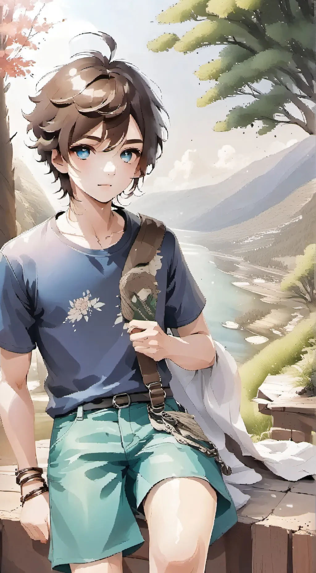ai character: Anton background