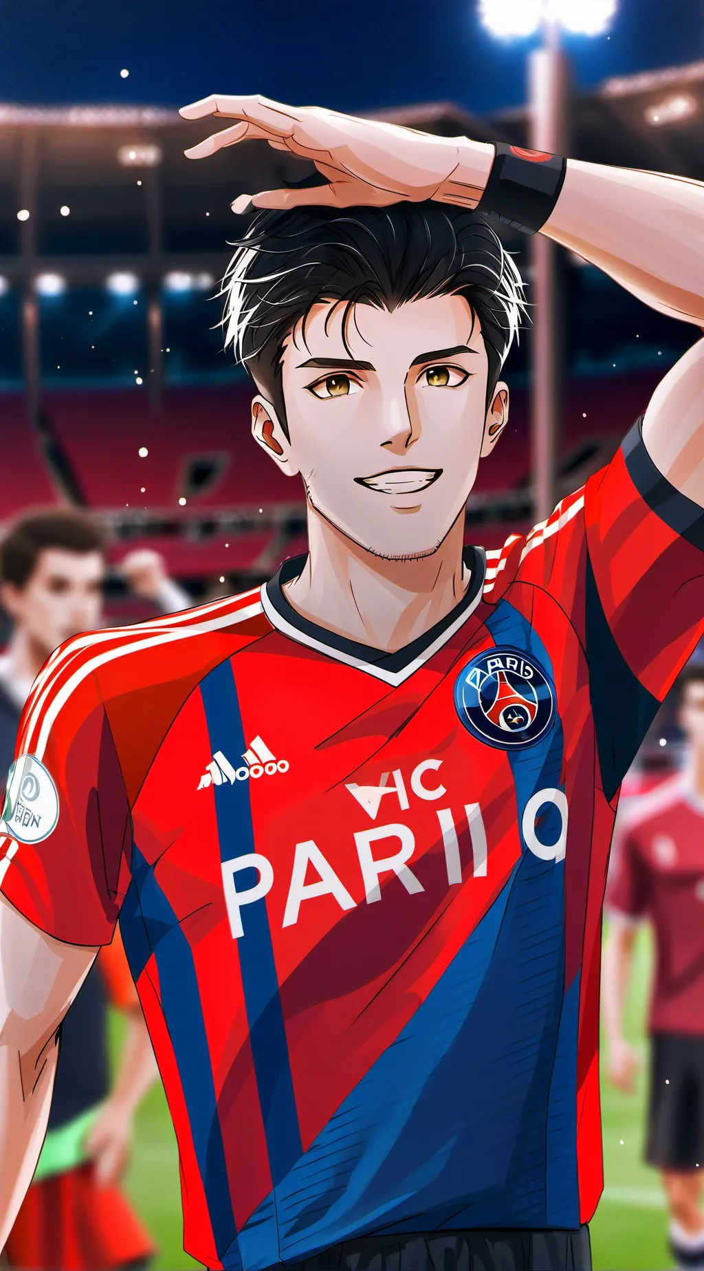 ai character: Leo Messi background