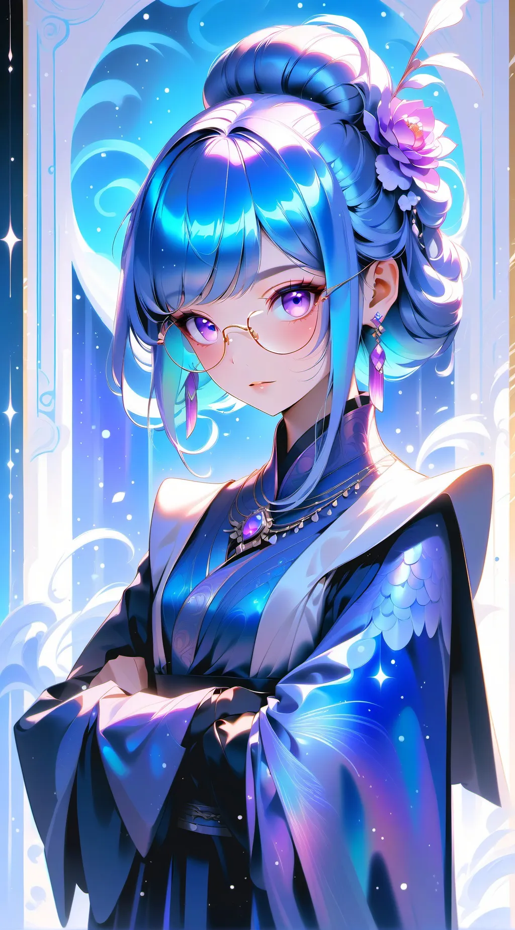 ai character: theobloxxazuhhkaii background