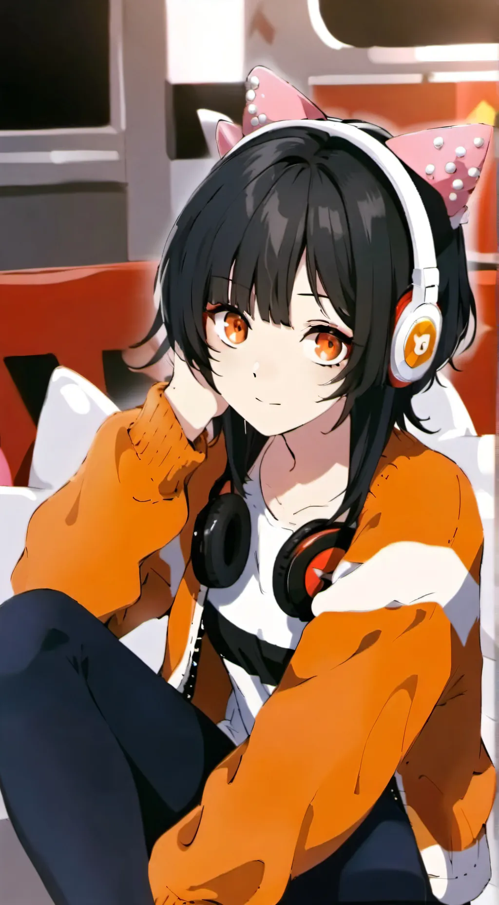 ai character: Rose background